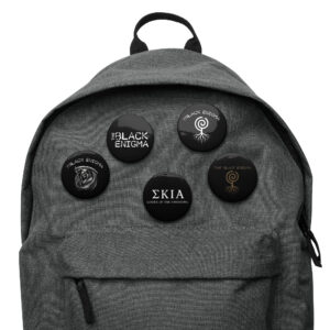 Set of pin buttons