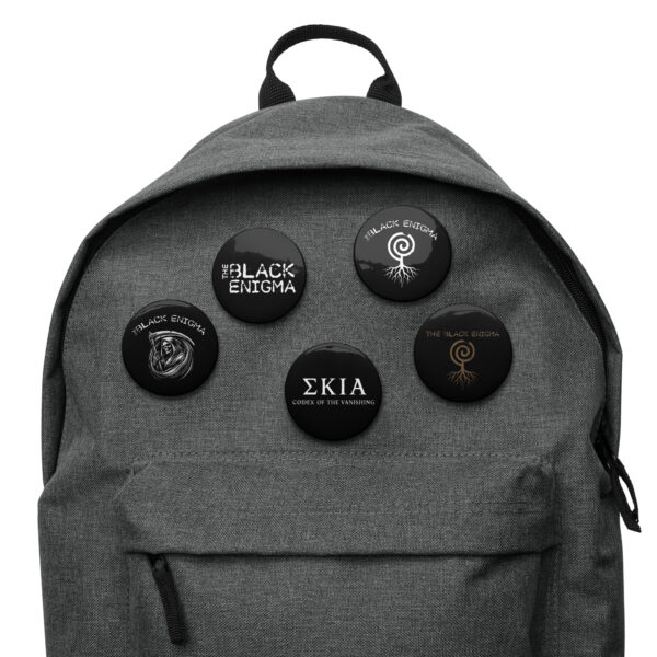 Set of pin buttons